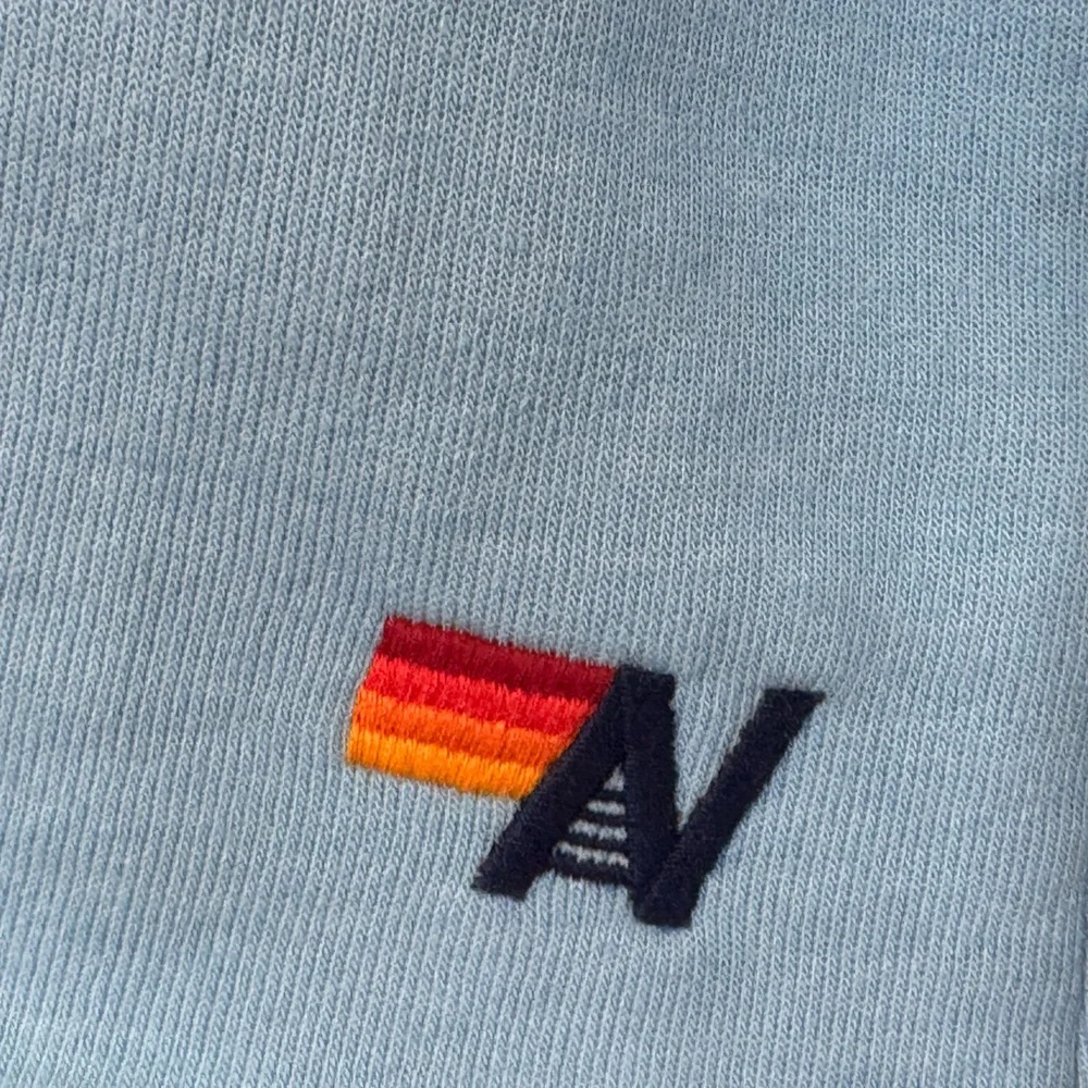 NWT AVIATOR NATION CREWNECK SWEATSHIRT NEON BOLT 5 STRIPES - Picture 10 of 14